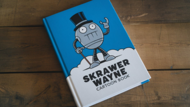 Skrawer Wayne Cartoon Book