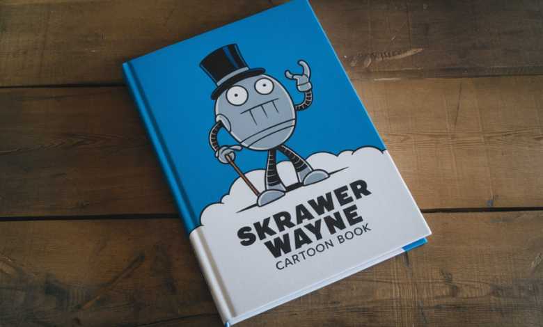 Skrawer Wayne Cartoon Book